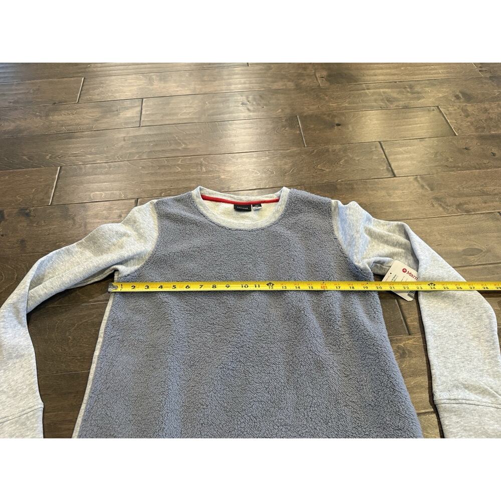 Marmot Womens Gray Dark Gray Winter Cold Sherpa Sweatshirt Size M NWT $75 - Picture 10 of 10